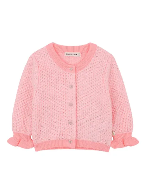 Billieblush textured button-up cardigan
