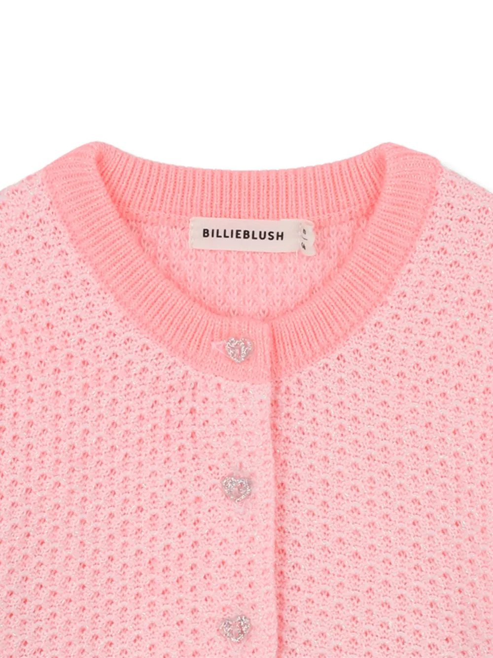 Billieblush Button-up vest met textuur Roze