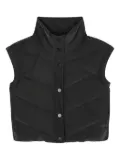 Billieblush padded sleeveless gilet - Black