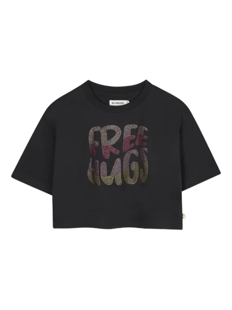 Billieblush graphic print cropped t-shirt