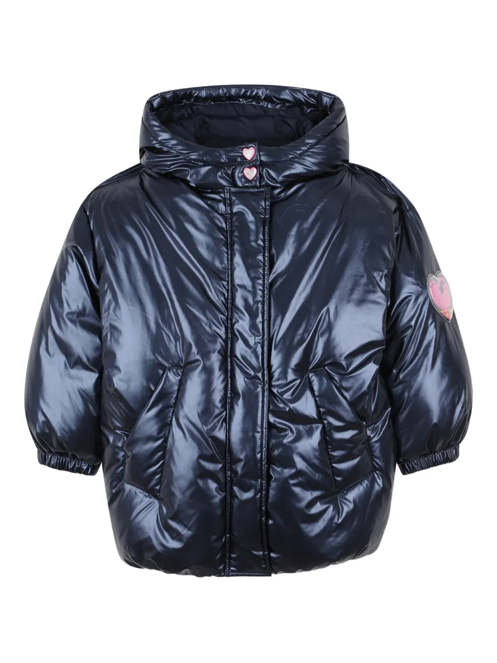 Billieblush Gewatteerd jack met capuchon Blauw