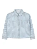 Billieblush striped button-up shirt - Blue