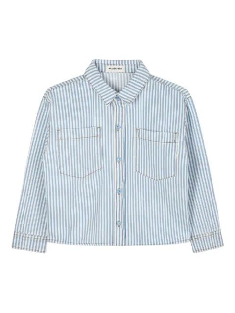 Billieblush striped button-up shirt