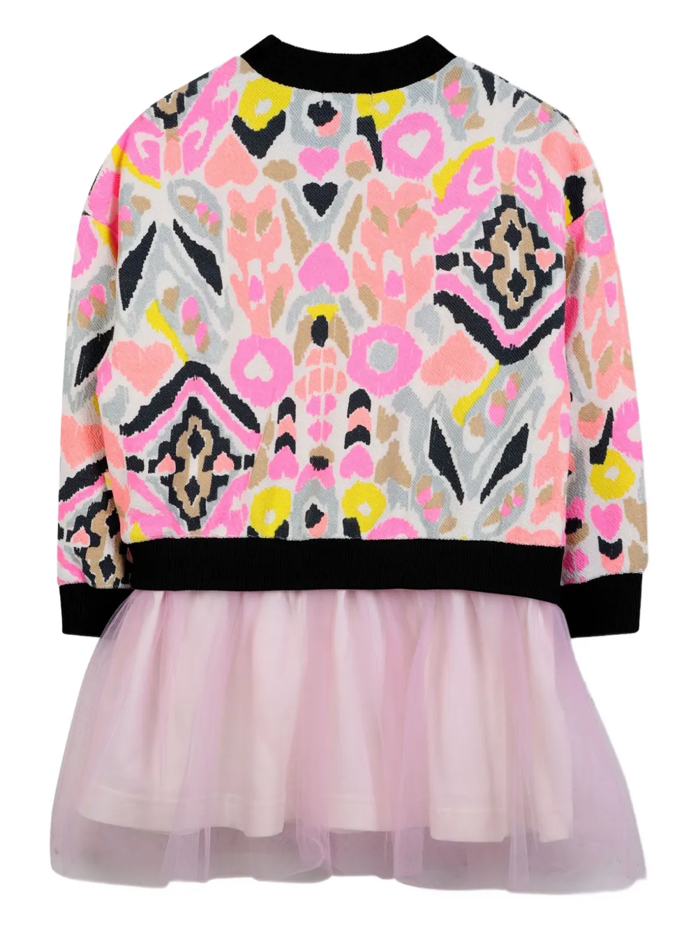 Billieblush Tulen sweaterjurk met print Roze