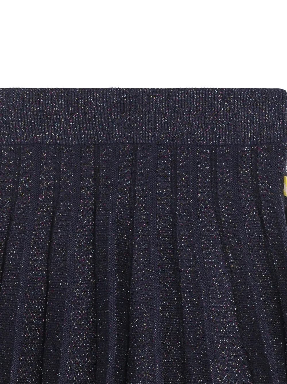 Billieblush Pleated Knitted Skirt In Blue
