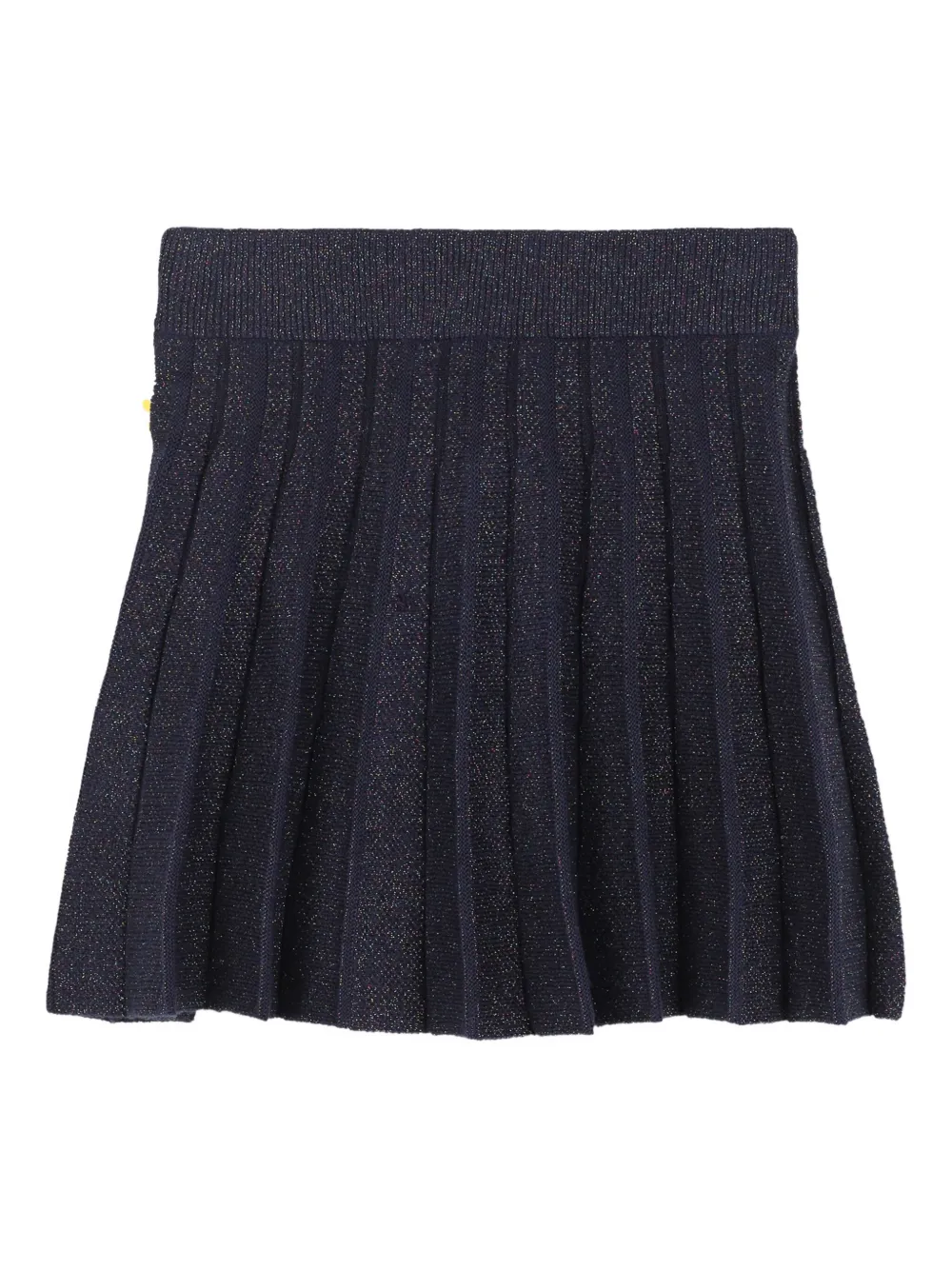 Billieblush Pleated Knitted Skirt In Blue