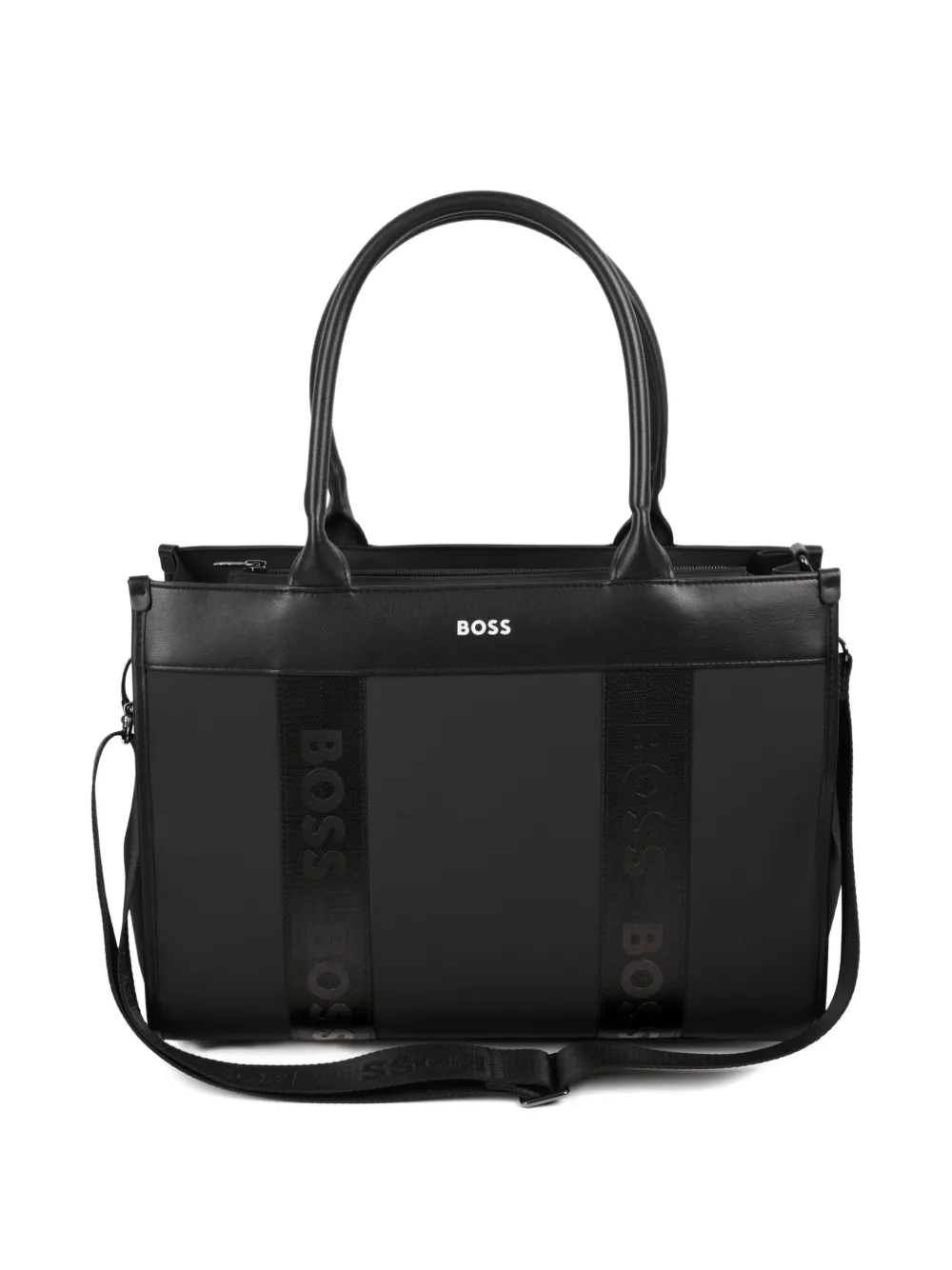 BOSS Kidswear Luiertas met logoprint Zwart