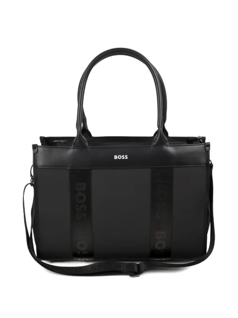 BOSS Kidswear logo-print strap changing bag