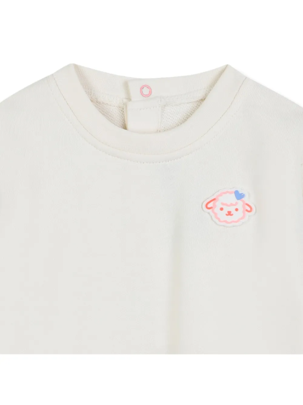 Billieblush Sweaterjurk met tulen afwerking Beige