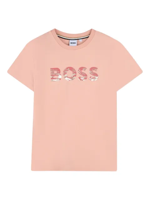 BOSS Kidswear logo-print T-shirt