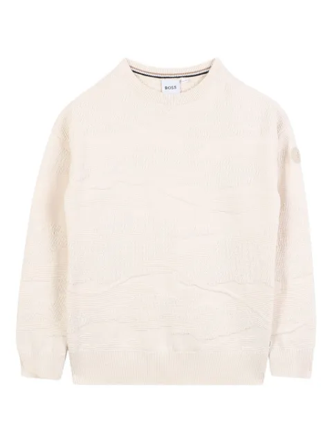BOSS Kidswear crew-neck sweater