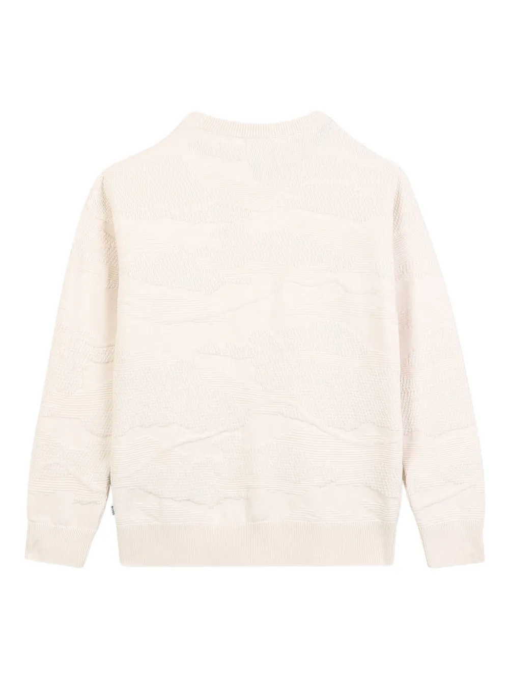 BOSS Kidswear Trui met ronde hals Beige