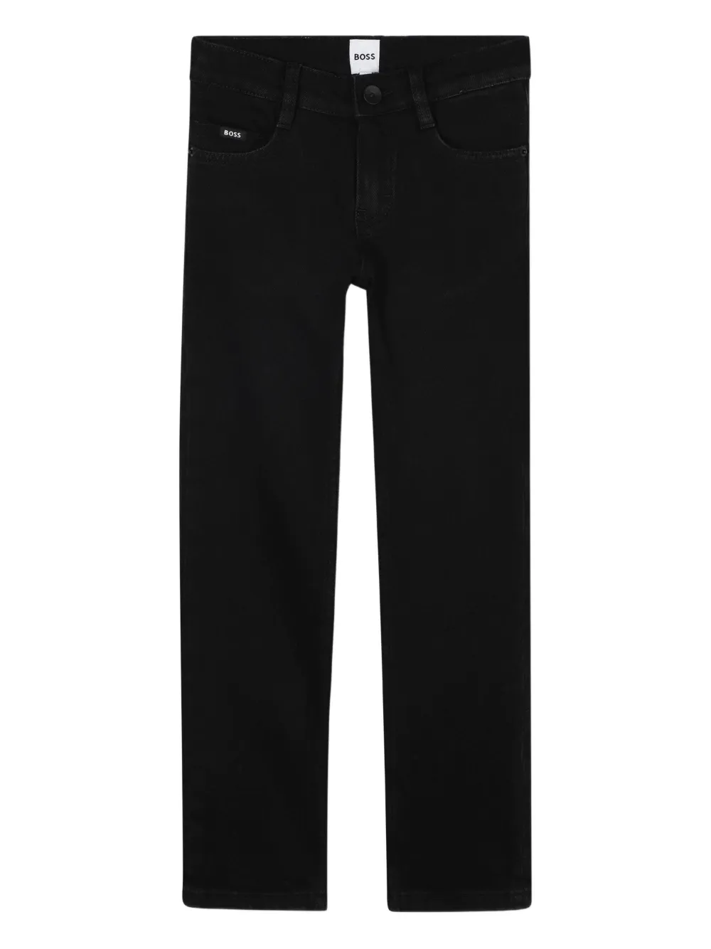 BOSS Kidswear Jeans met vijf zakken Zwart