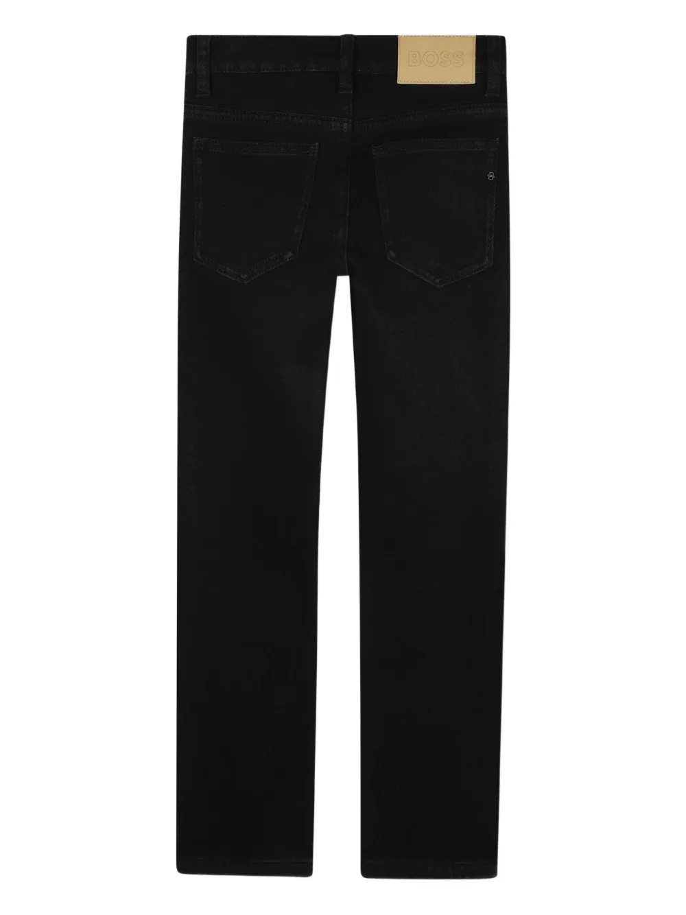 BOSS Kidswear Jeans met vijf zakken Zwart