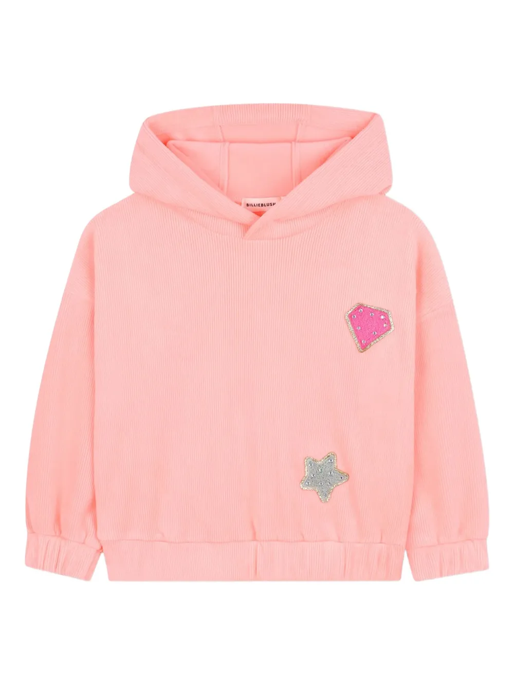 Billieblush Geribbelde hoodie Roze