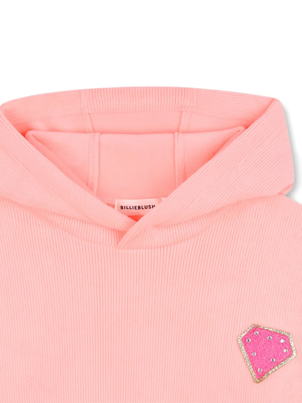 Billieblush Geribbelde hoodie Roze