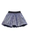 Billieblush sequin-embellished flared skirt - Blue