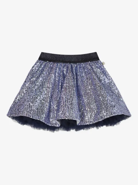 Billieblush sequin-embellished flared skirt