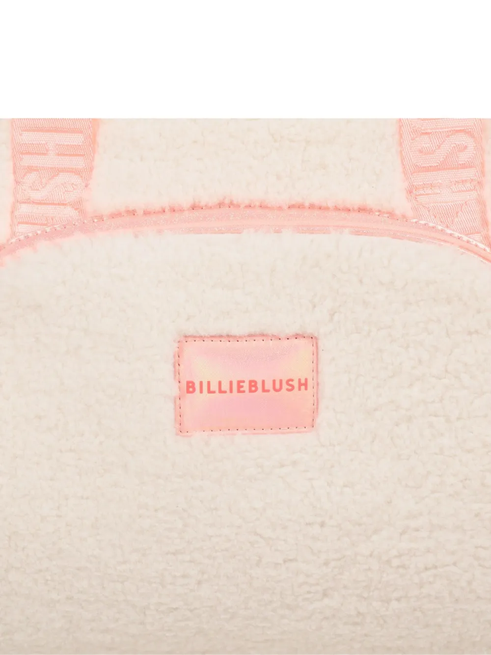 Billieblush Faux-shearling Changing Bag In Neutral