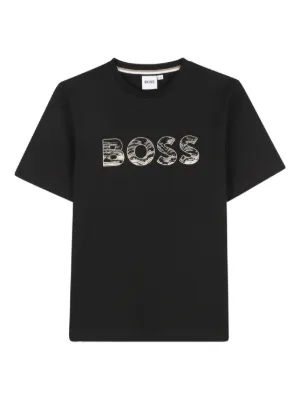 POLO RALPH LAUREN KIDS Polo Pony Cotton T-shirt | Black | FARFETCH
