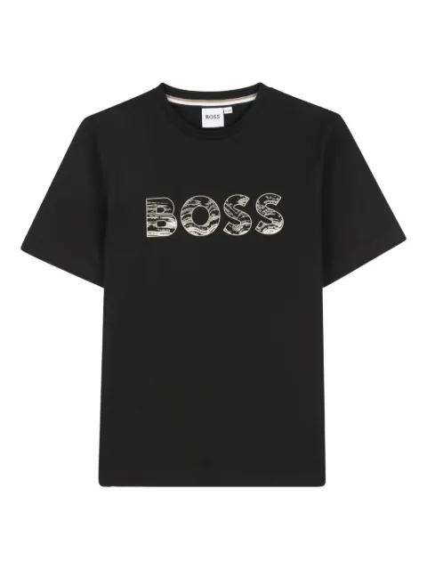 BOSS Kidswear تيشيرت بطبعة شعار الماركة