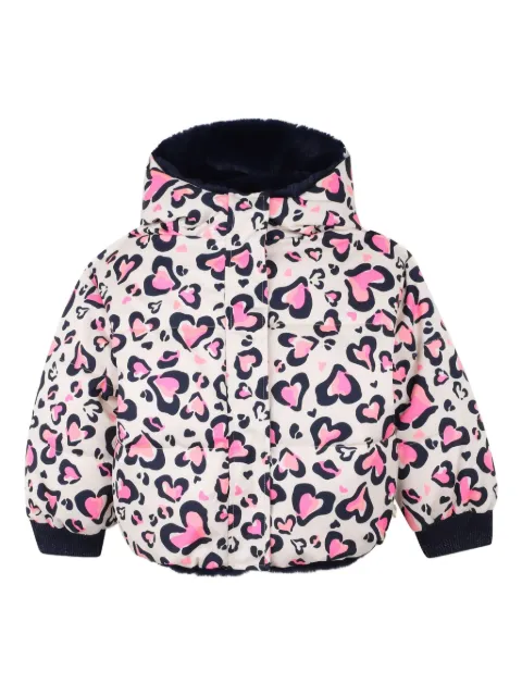 Billieblush heart-print puffer jacket