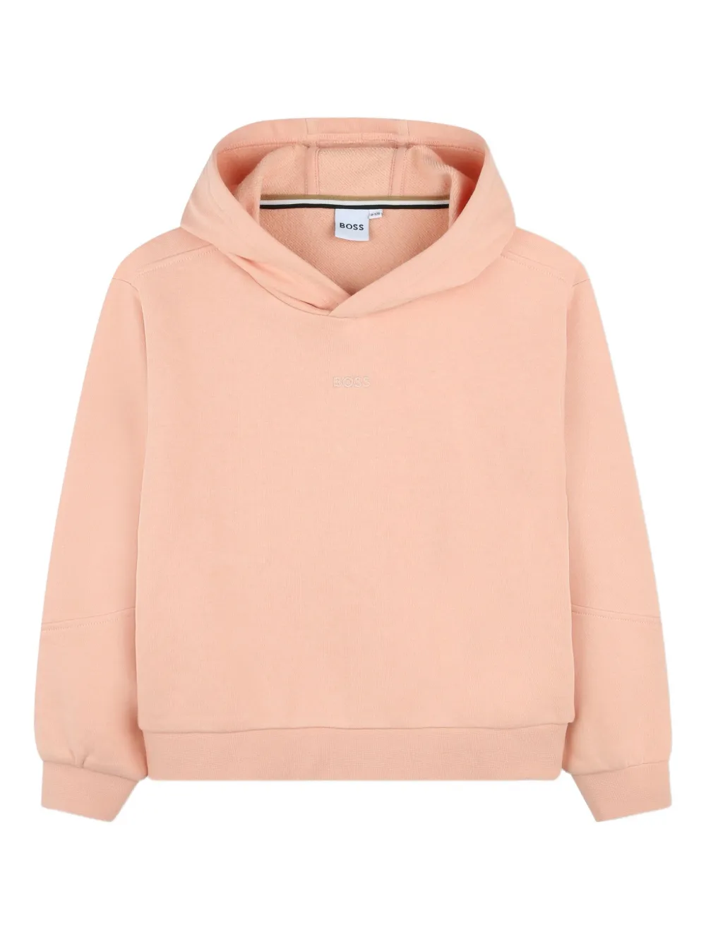BOSS Kidswear Hoodie met logodetail Roze