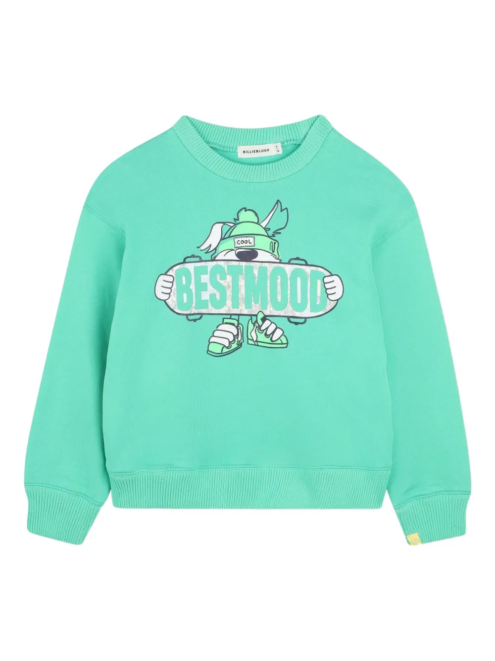 Billieblush graphic-print sweatshirt | Green | Image 1