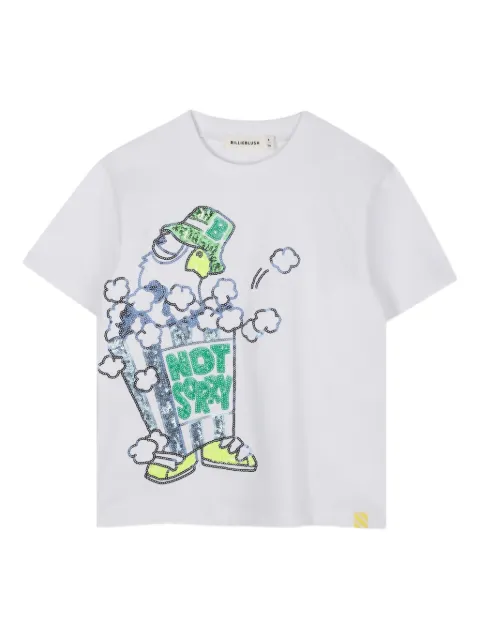 Billieblush graphic popcorn-print T-shirt