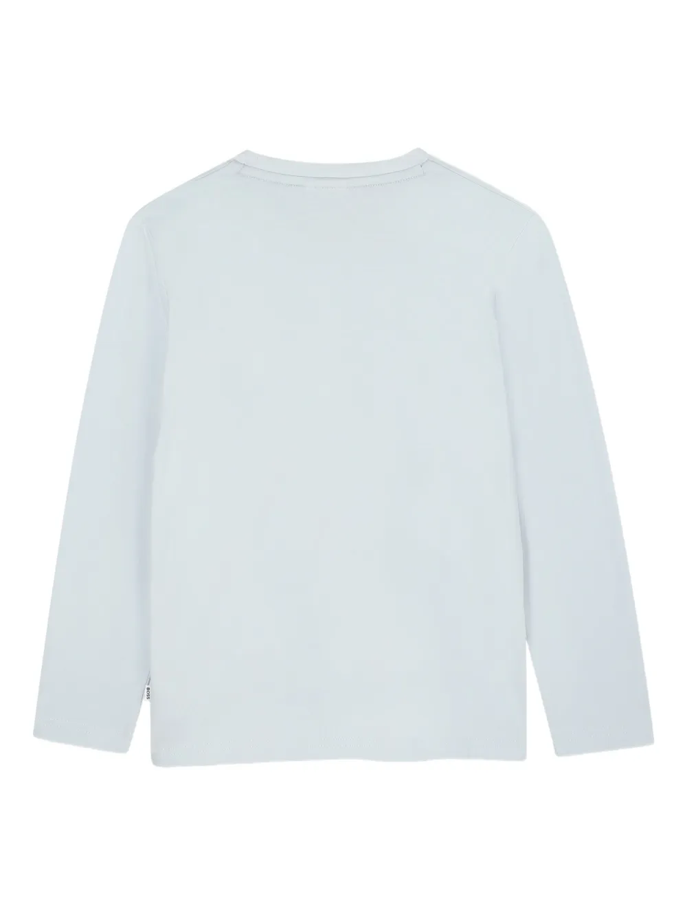 BOSS Kidswear T-shirt met abstracte print Blauw