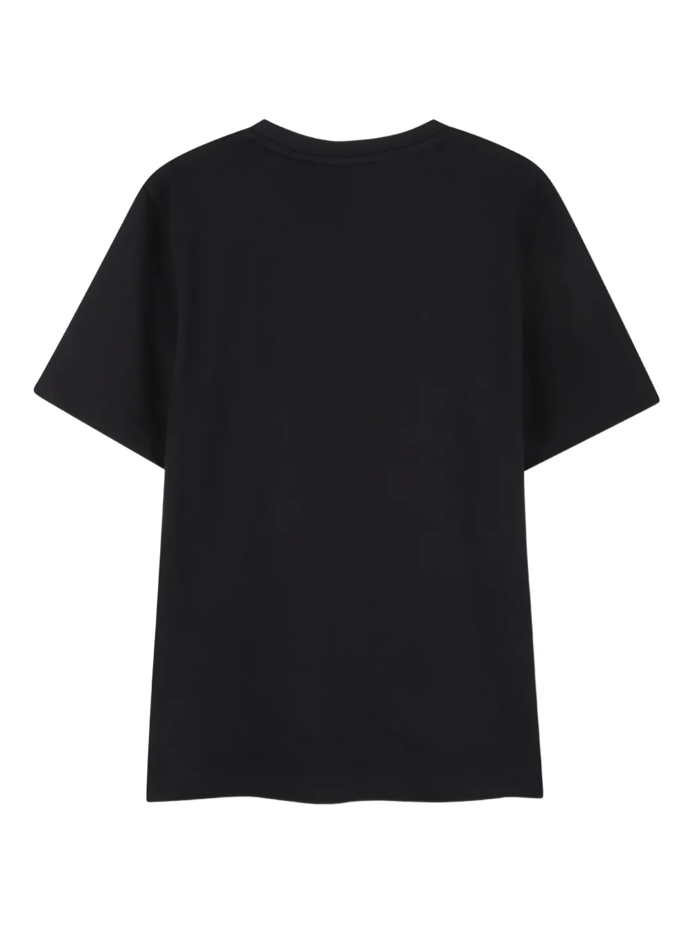 BOSS Kidswear T-shirt met vierkant logo Zwart