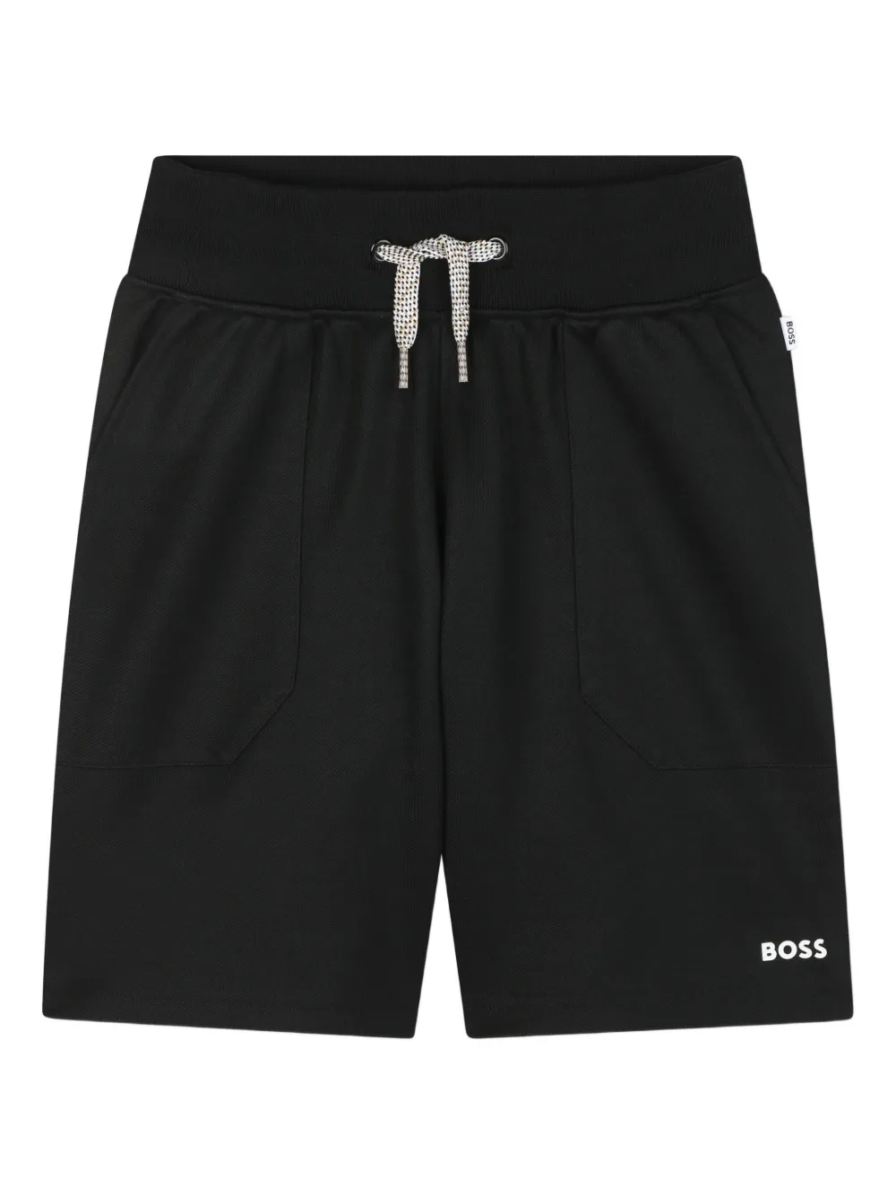 BOSS Kidswear Shorts met trekkoord Zwart