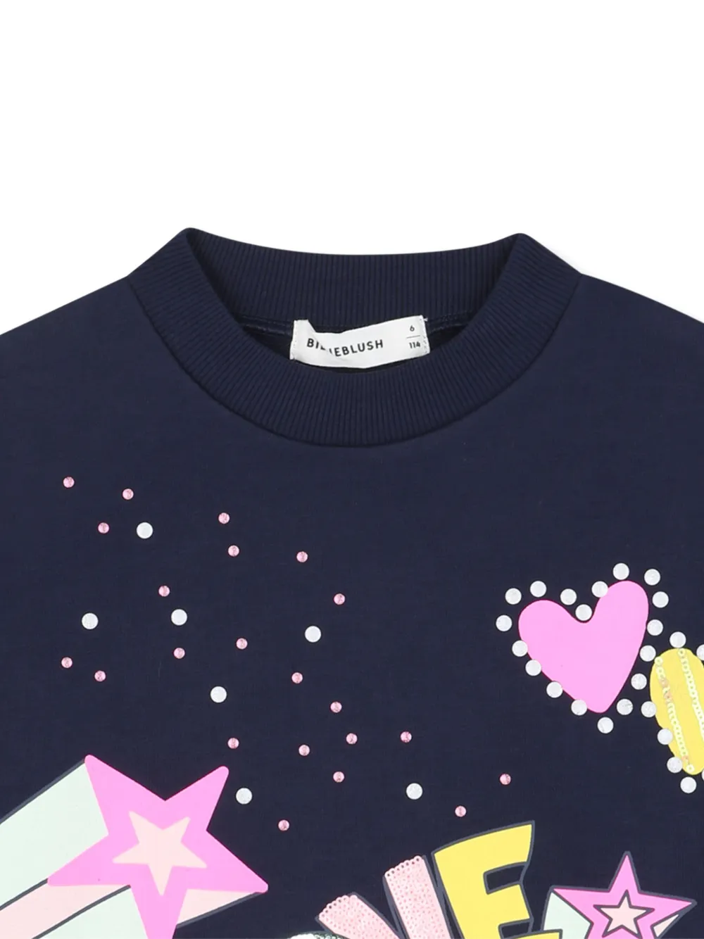 Billieblush Sweater met grafische print Blauw
