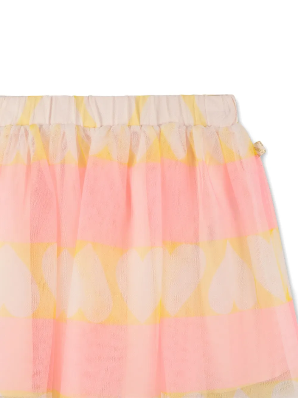 Billieblush Tulen rok met hartprint Roze