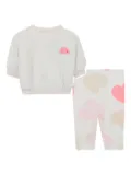 Billieblush heart-print trousers set - White