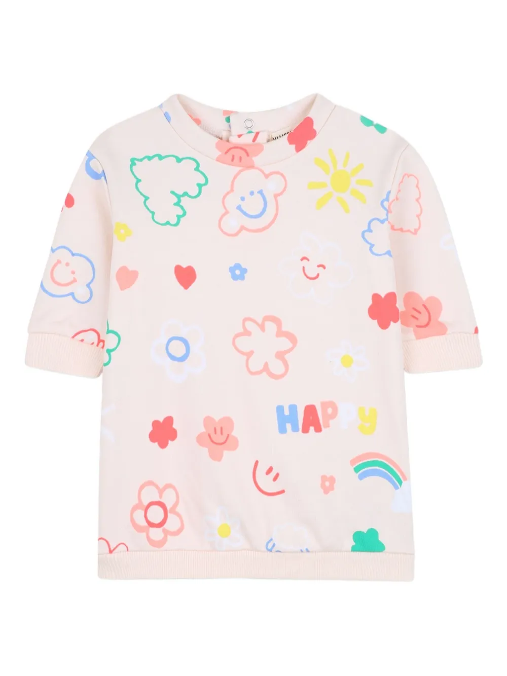 Billieblush Top met korte mouwen en grafische print Roze