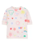 Billieblush graphic print short-sleeve top - Pink