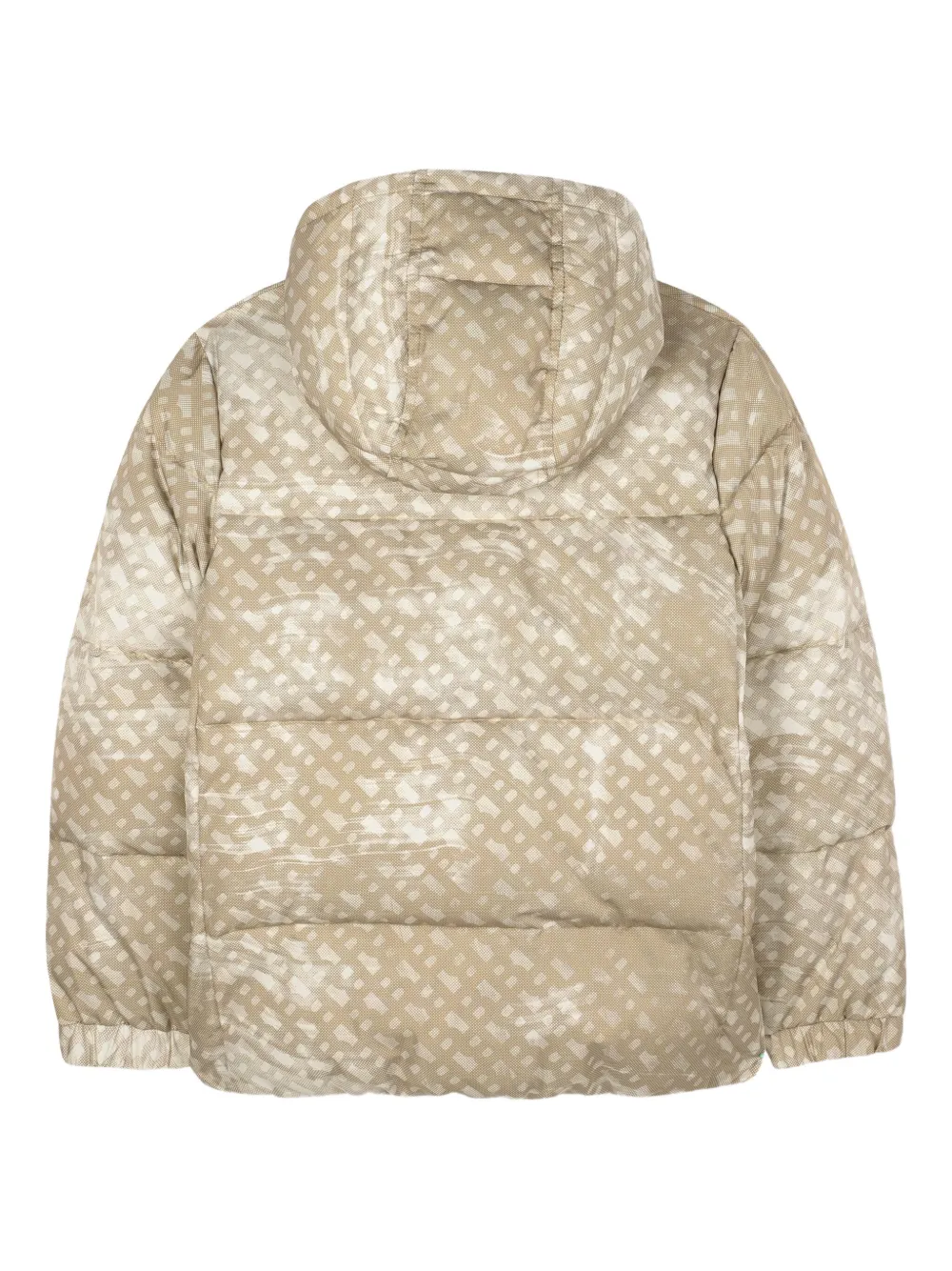BOSS Kidswear Gewatteerd donsjack Beige