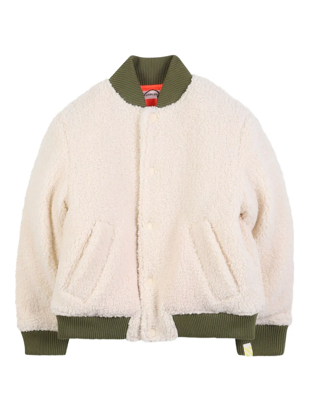 Billieblush Bomberjack van imitatie lamswol Beige