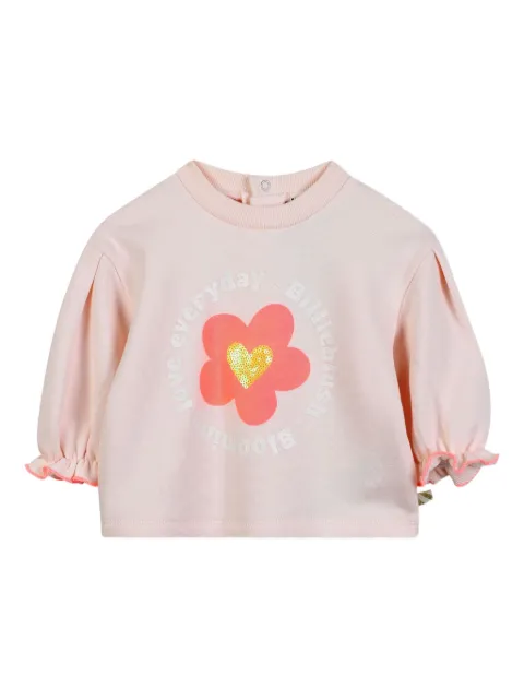 Billieblush floral graphic puff-sleeve top