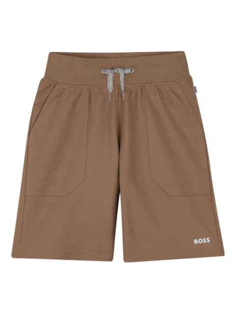 BOSS Kidswear bermudas con cordones en la pretina