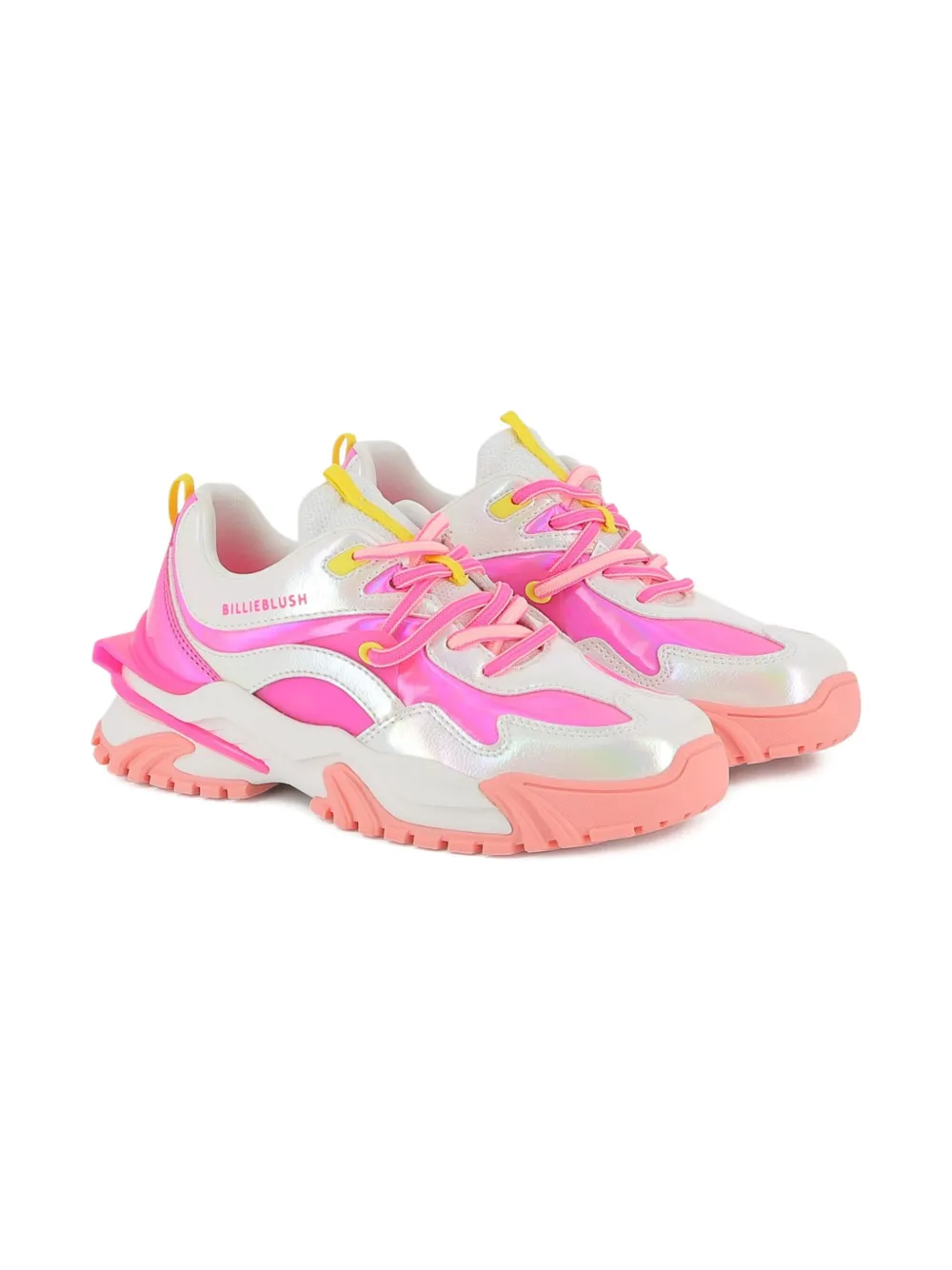 Billieblush Holografische sneakers Wit