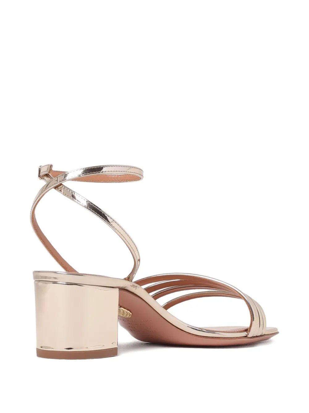 Aquazzura Latour 50mm sandalen met blokhak Goud
