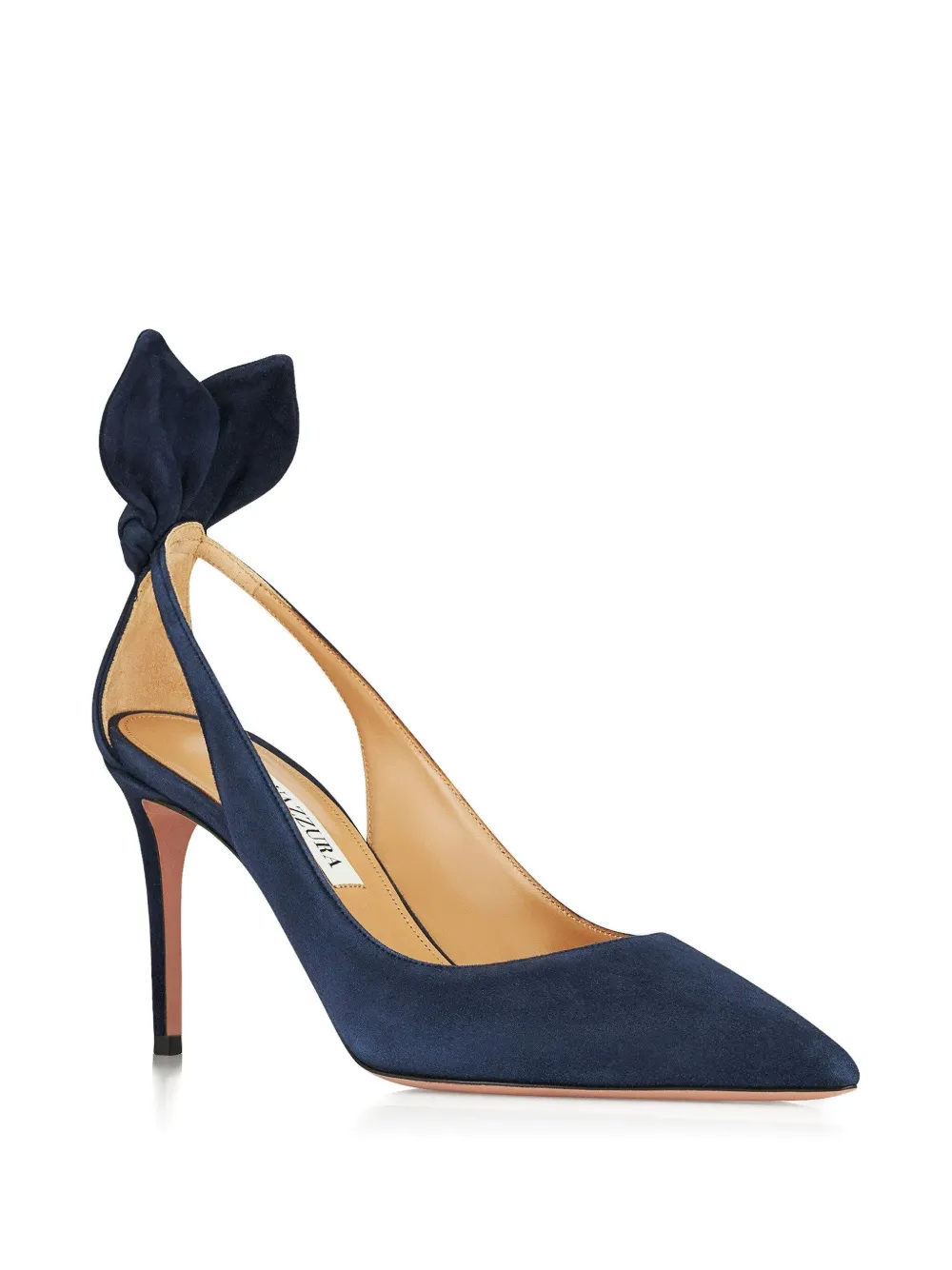 Aquazzura 85mm bow-tie pumps Blue