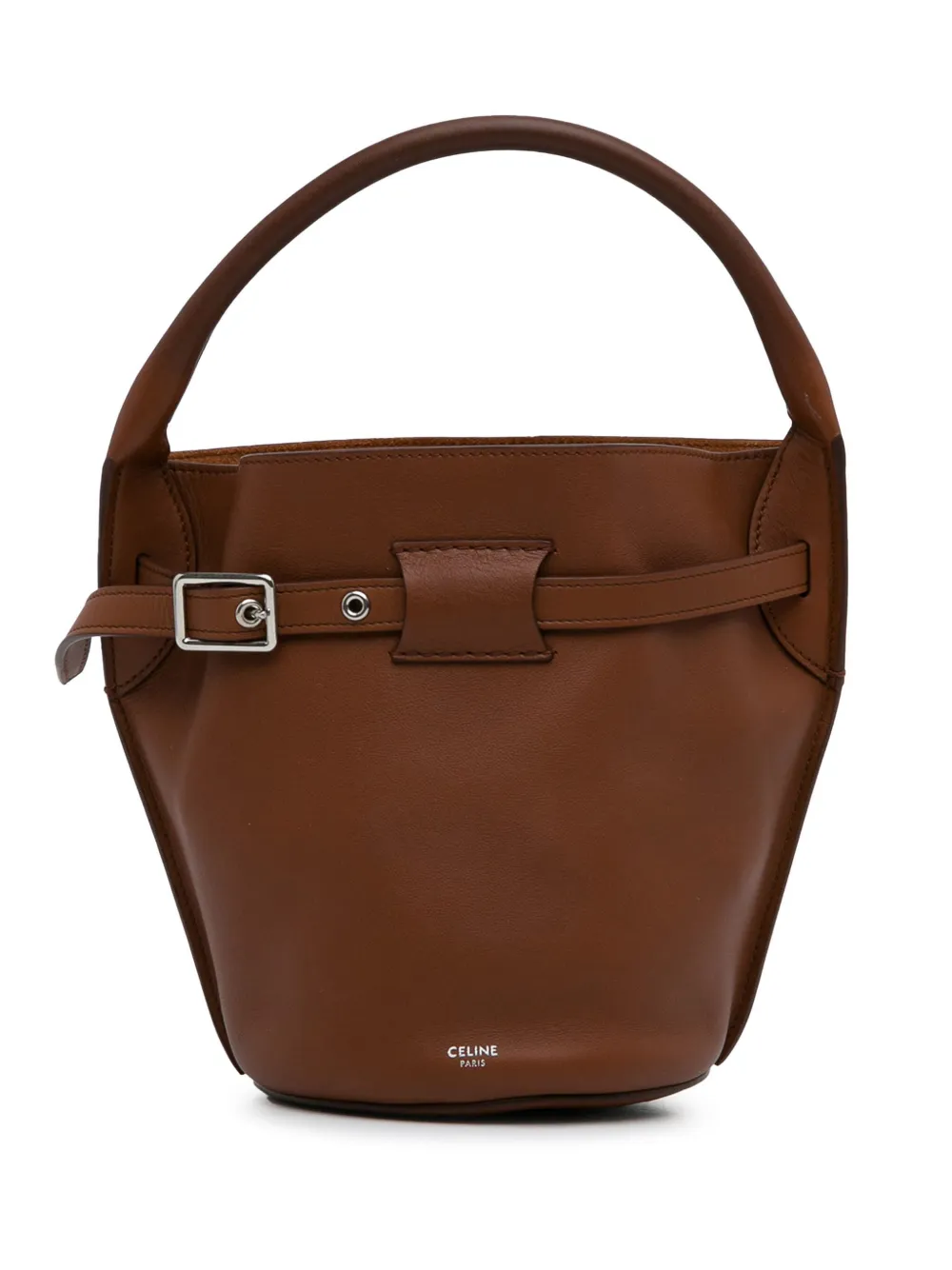 Céline Pre-Owned 2012-2018 ナノ ビッグ バケット サッチェルバッグ - ブラウン Céline Pre-Owned 2012-2018 ナノ ビッグ バケット サッチェルバッグ - ブラウン