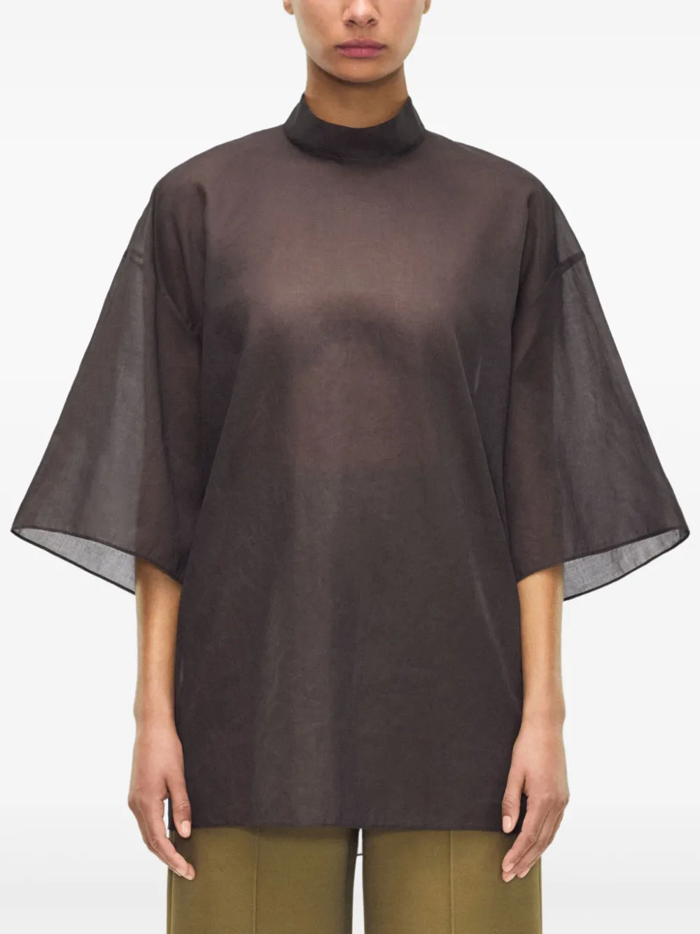 Adam Lippes Brynn blouse Bruin