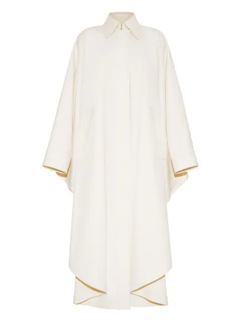 Adam Lippes cotton-twill poncho