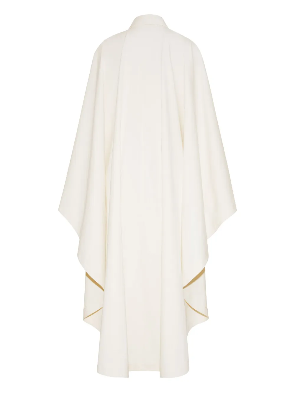 Adam Lippes Poncho van katoenen twill Wit