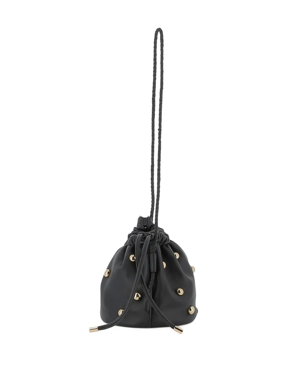 Chloé Kids Leren tas met trekkoord Zwart