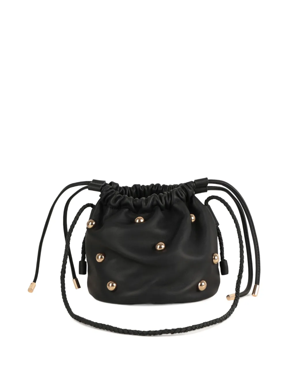 Chloé Kids Leren tas met trekkoord Zwart